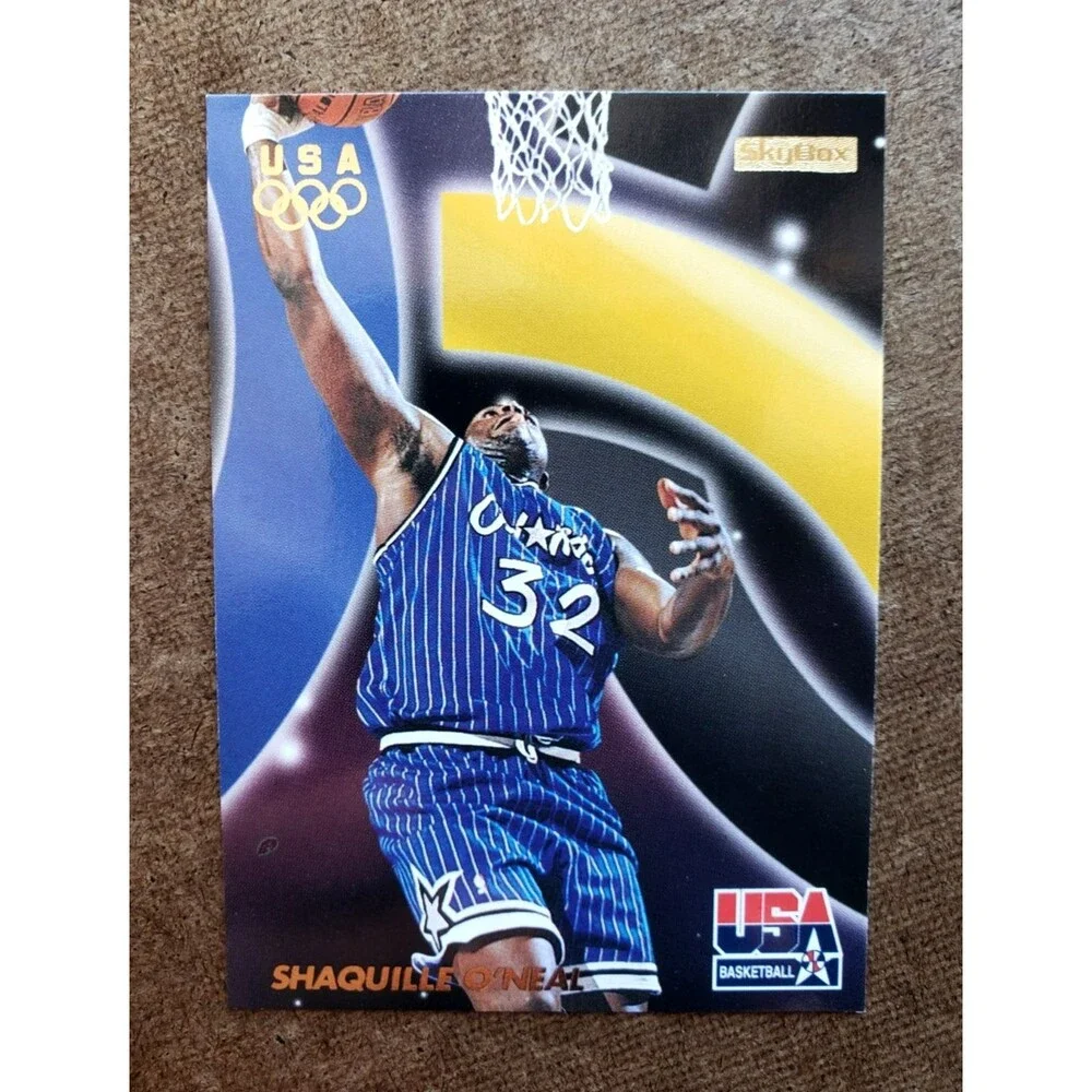 1996-97 SKYBOX USA BASKETBALL SHAQUILLE O'NEAL #17 #27 #37 & #47  & #53 LOT OF 5